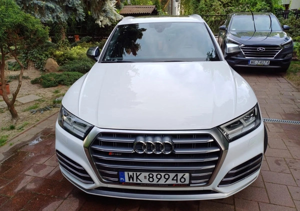 Audi SQ5 cena 167000 przebieg: 110000, rok produkcji 2017 z Warszawa małe 466